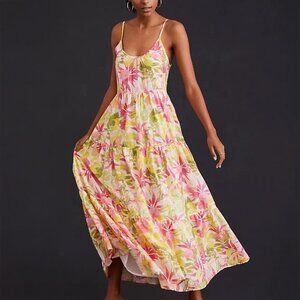Anthropologie Roller Rabbit Imza Dakota Floral Maxi Dress Size S